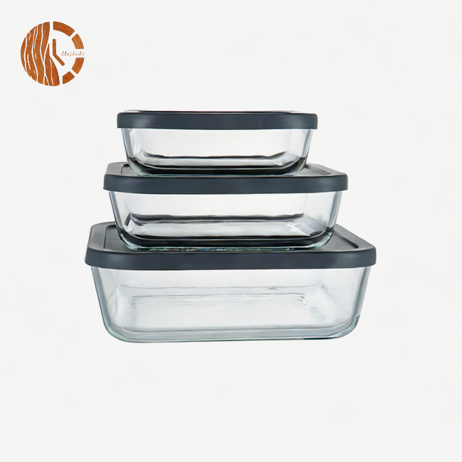 Rectangular Glass Lunch Box